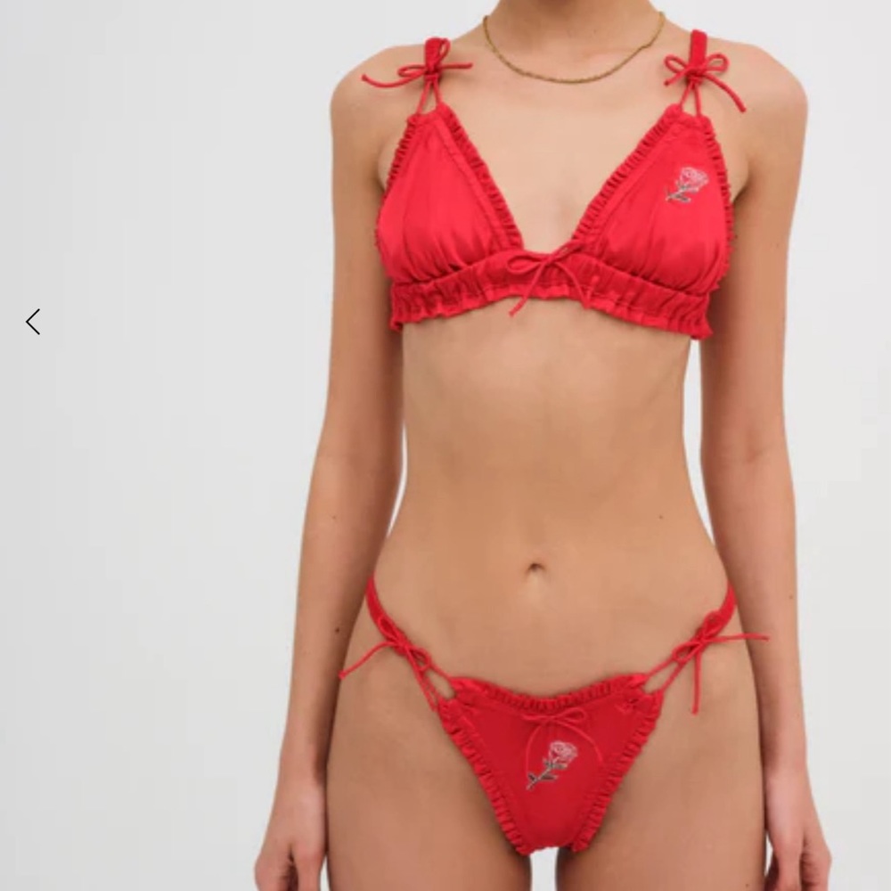 For love and lemons bra and panty lingere set VALENTINES  DAY  🌹🌹FAST SHIPPING